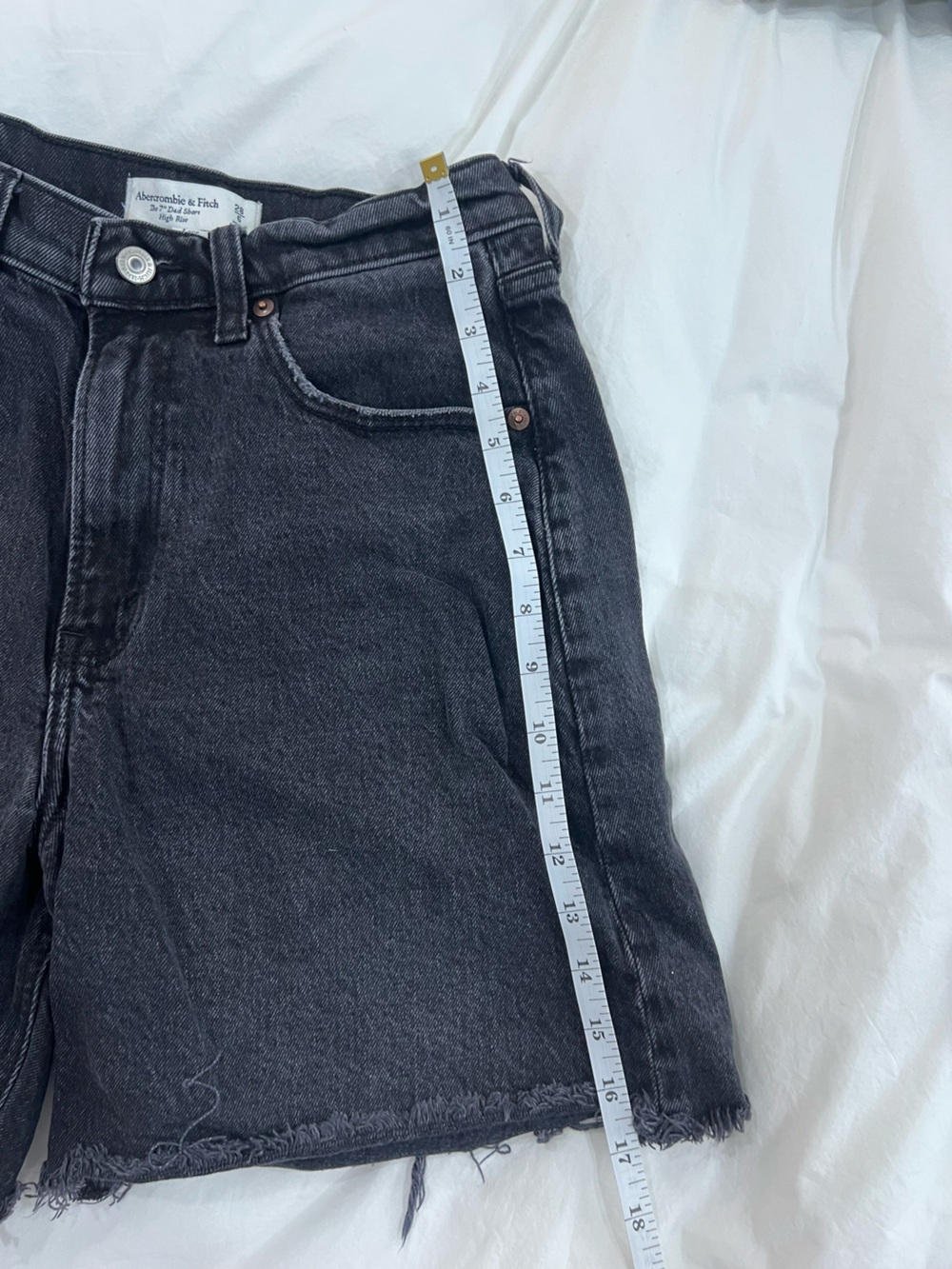 Abercrombie & Fitch "The 7" Dad Short Curve Love Black - Picture 4 of 6